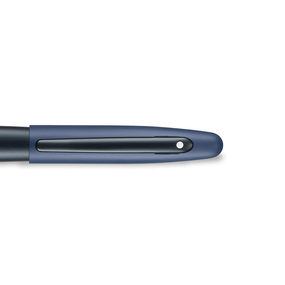 Sheaffer VFM 9429 Matte Blue with Matte Black Trims Fountain Pen with Converter - Fine Nib