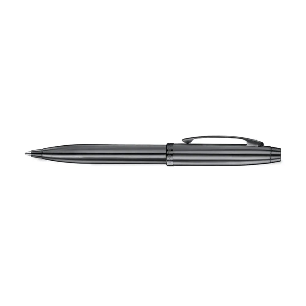 Sheaffer 100 9375 Ionic Gunmetal Grey with Shiny PVD Trims Ballpoint Pen