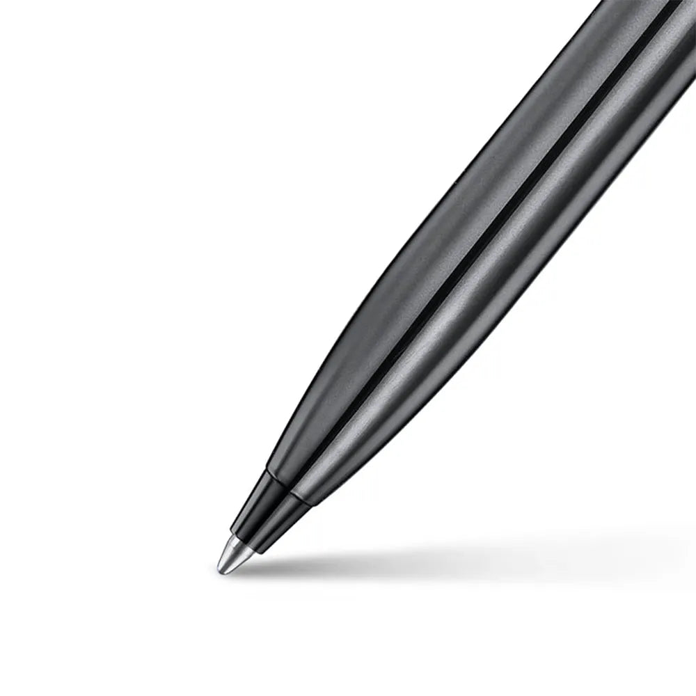 Sheaffer 100 9375 Ionic Gunmetal Grey with Shiny PVD Trims Ballpoint Pen