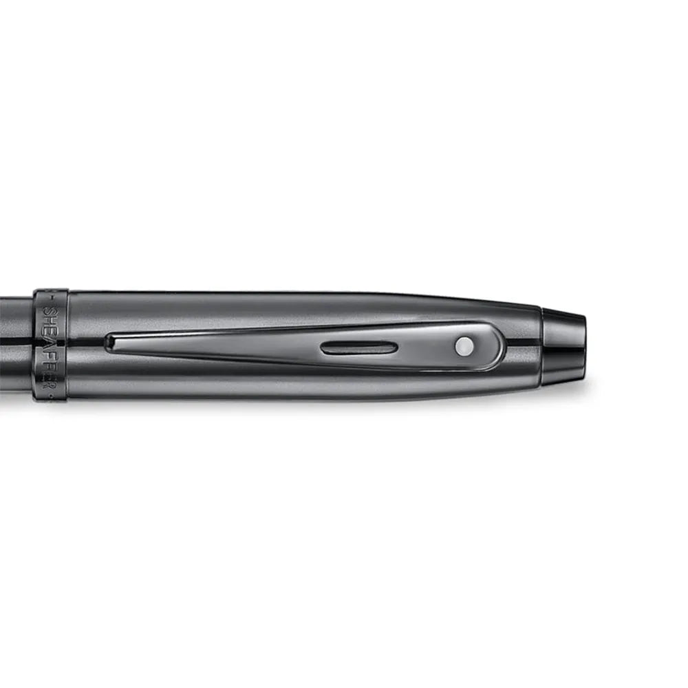 Sheaffer 100 9375 Ionic Gunmetal Grey with Shiny PVD Trims Fountain Pen
