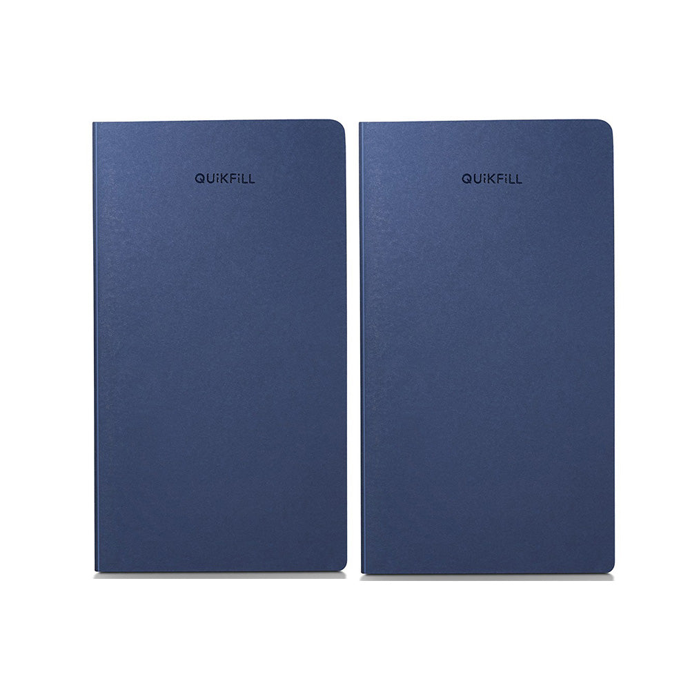 Sheaffer Quikfill 90gsm Ruled Notebook Pack of 2 - Blue
