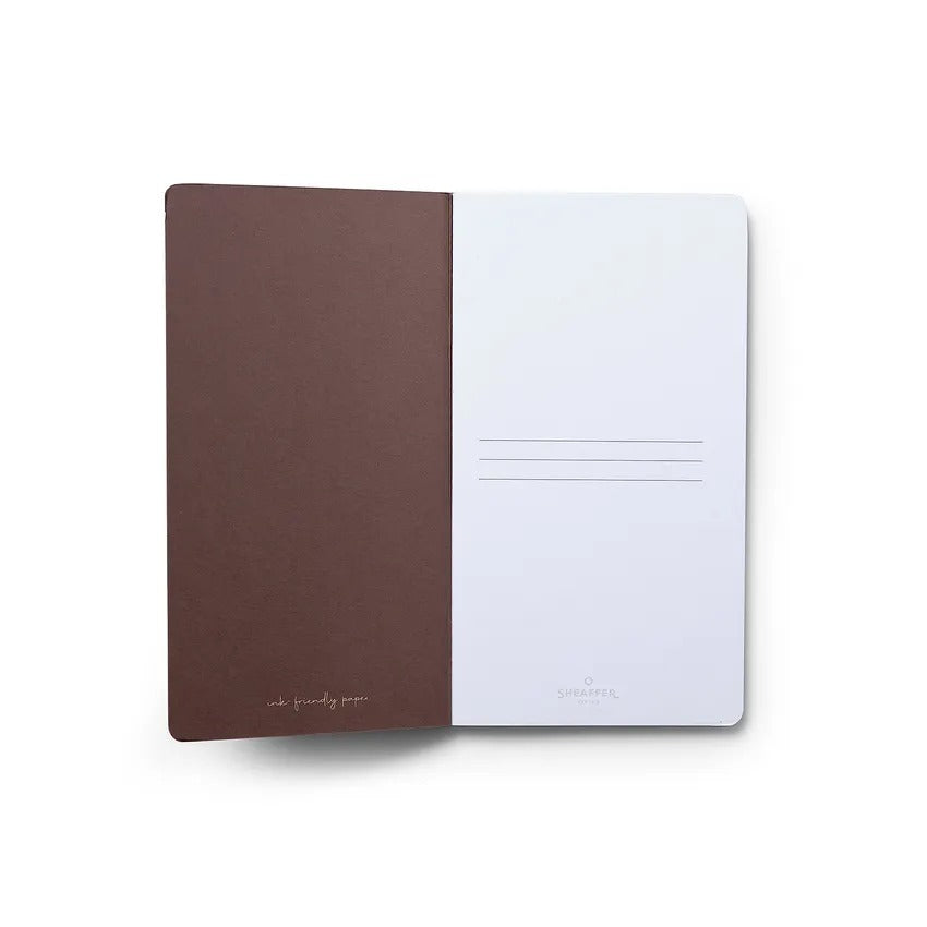 Sheaffer Quikfill 90gsm Dot Grid Notebook Pack of 2 - Brown