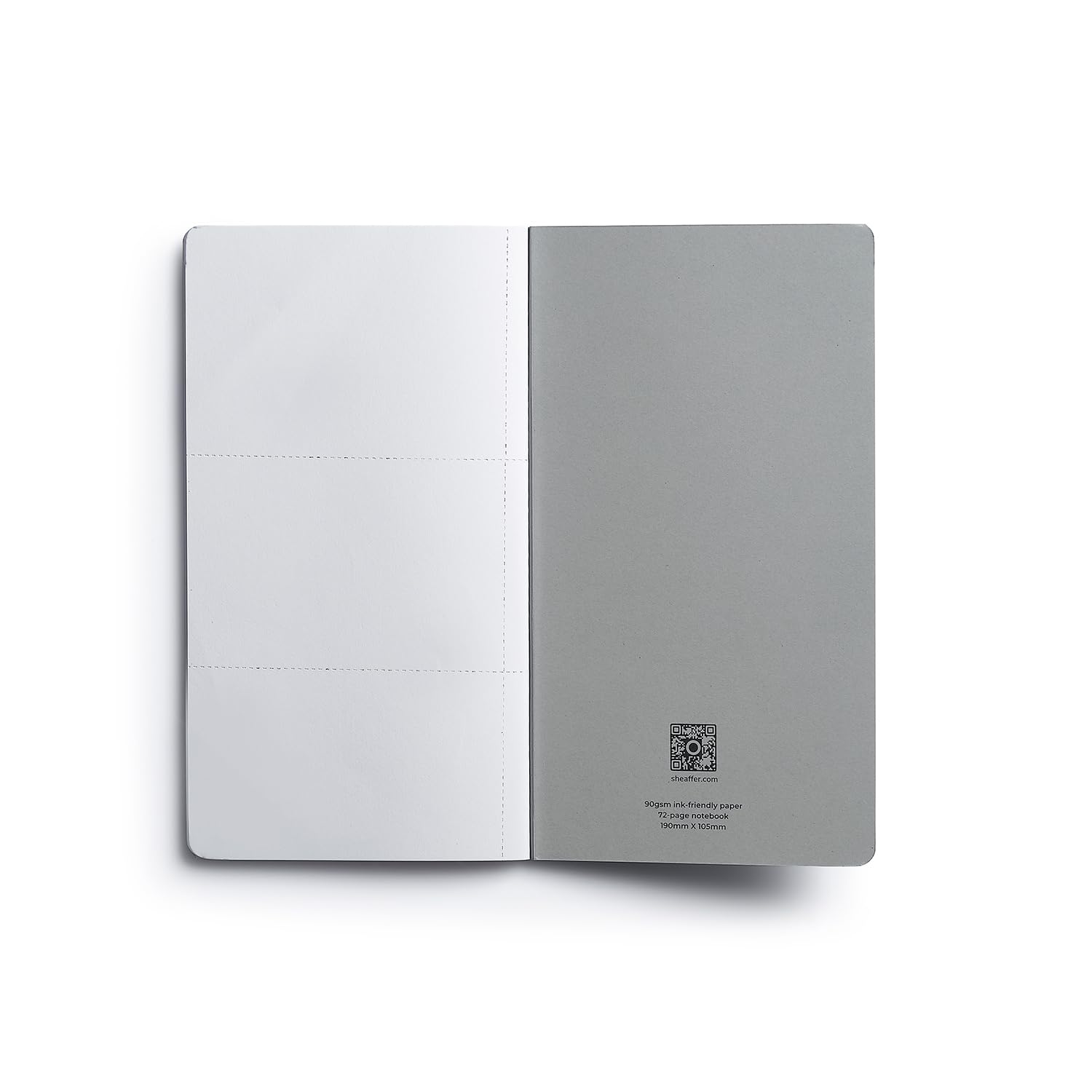 Sheaffer Quikfill 90gsm Plain Notebook Pack of 2 - Grey