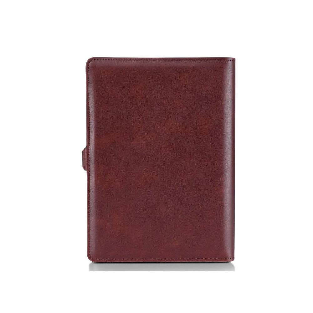 Sheaffer Brown Superbook Organizer with Wireless Powerbank 12000mAh