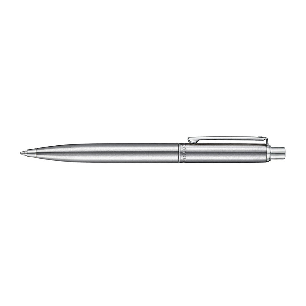 Sheaffer Sentinel Metal E330 Brushed Chrome Barrel and Cap with Chrome-Plated Trim Ballpoint Pen