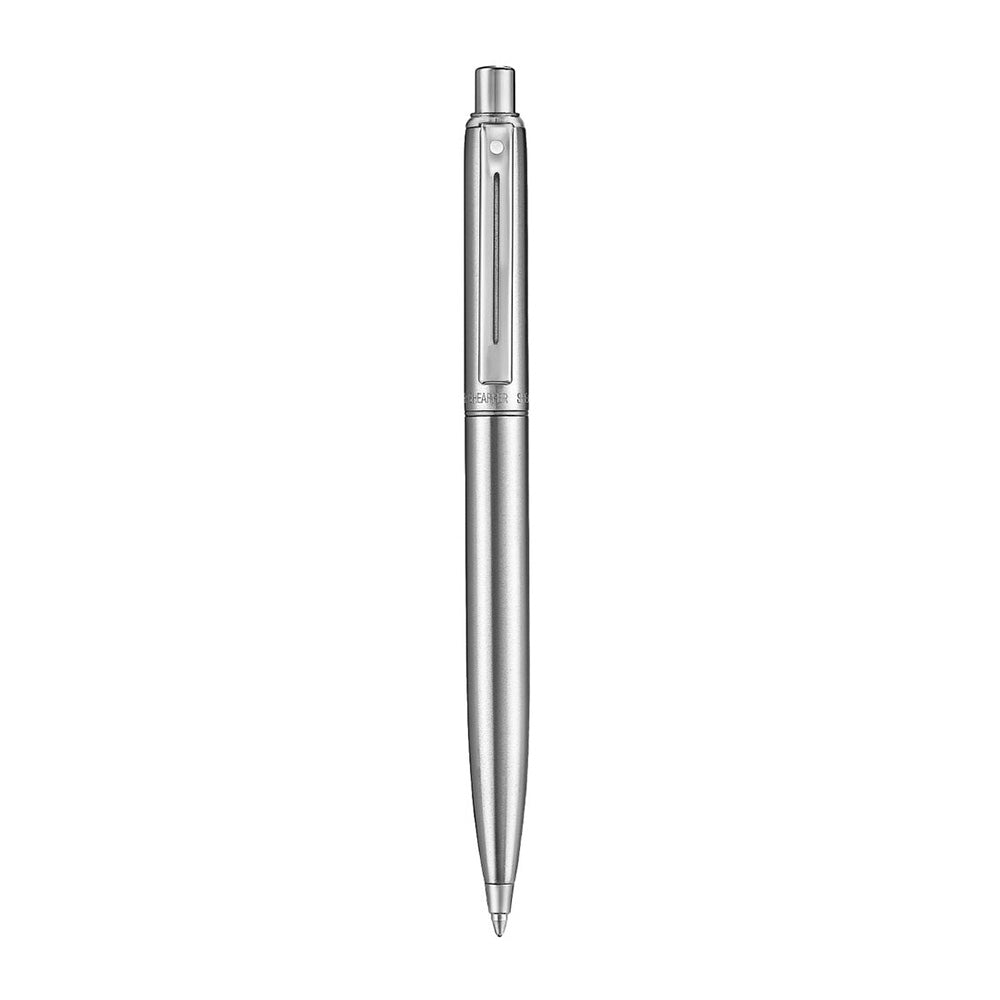 Sheaffer Sentinel Metal E330 Brushed Chrome Barrel and Cap with Chrome-Plated Trim Ballpoint Pen