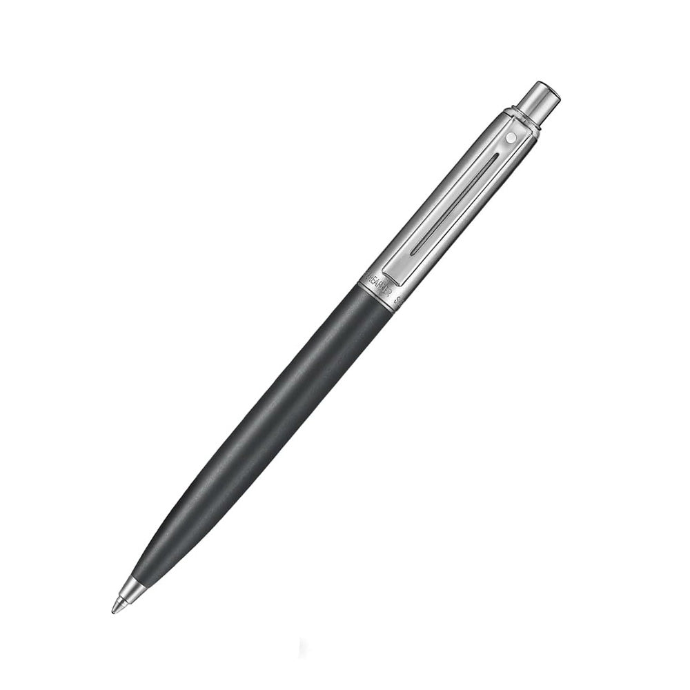 Sheaffer Sentinel Metal E331 Matte Black Barrel and Chrome Cap with Chrome-Plated Trim Ballpoint Pen