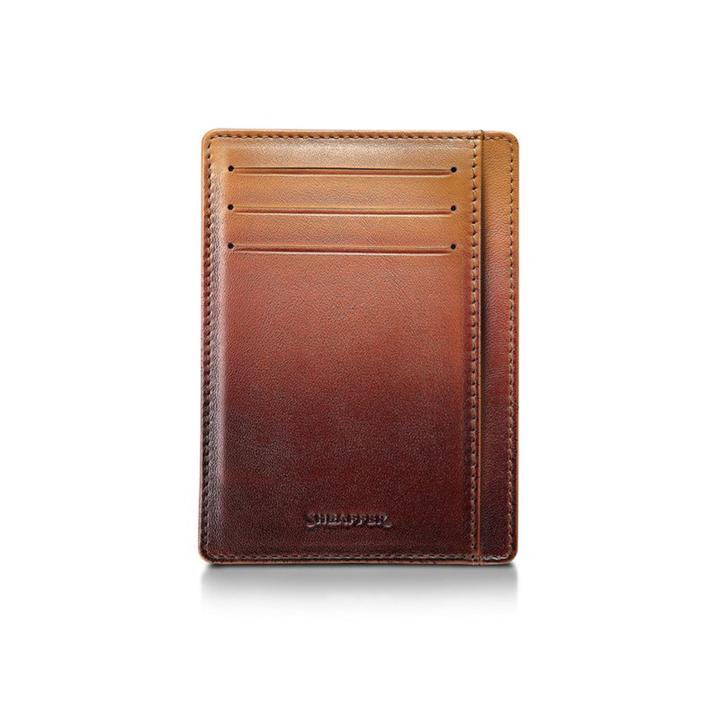 Sheaffer Giftset VFM G9428 Coffee Edition Matt Brown with Regal Brown PVD Trims Ball Pen and Credit Card Holder