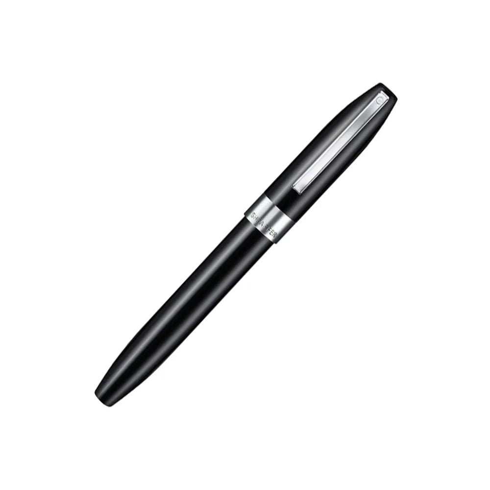 Sheaffer Legacy 9064 Glossy Black with Chrome-Plated Trim Fountain Pen - Inlaid Nib Medium Nib