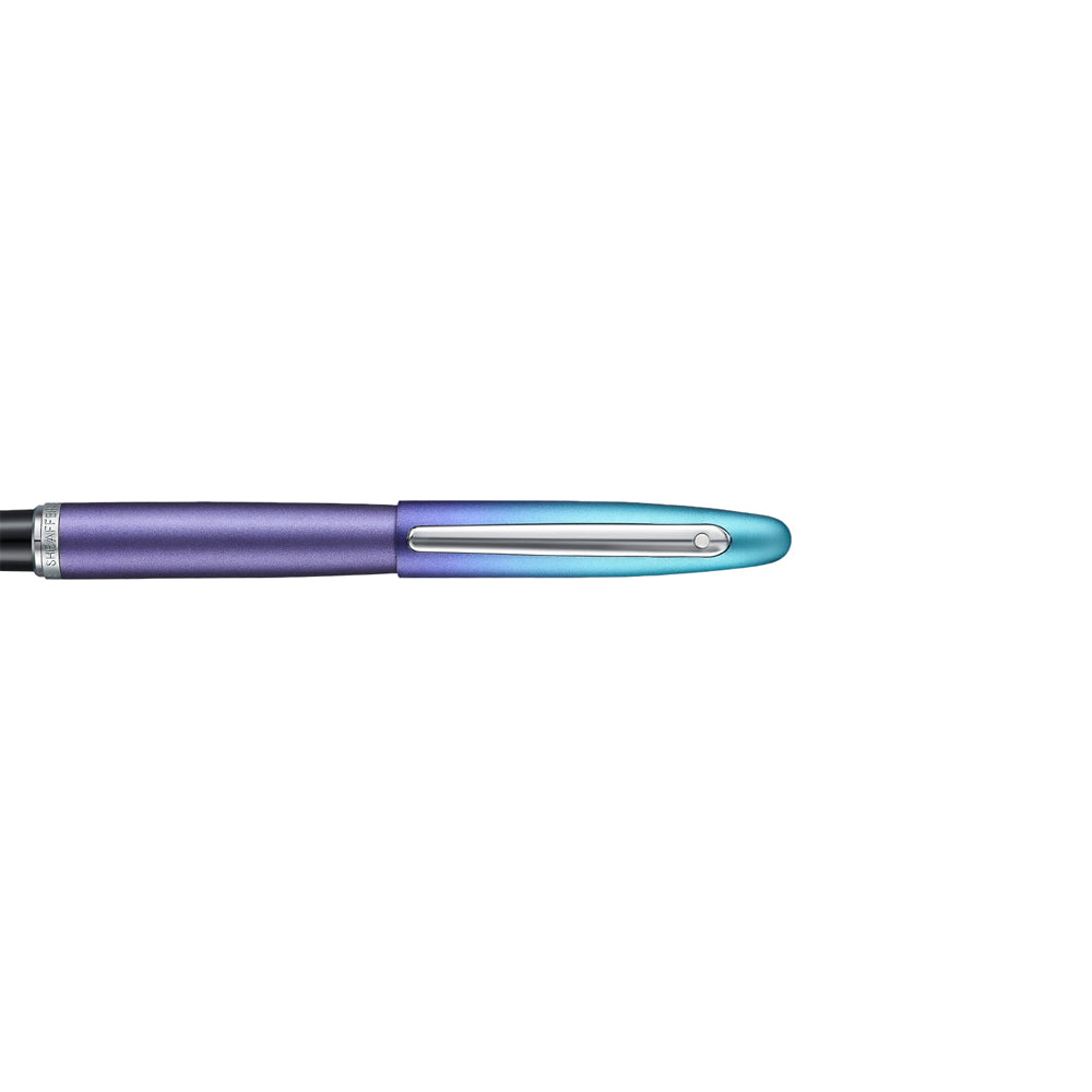 Sheaffer Expressions VFM E9430 Blue/Purple Pearlised Gradient with Chrome-Plated Trims Rollerball Pen