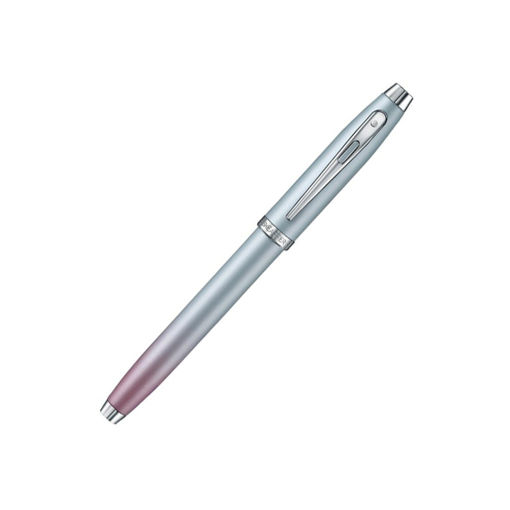 Sheaffer Expressions 100 9376 Blue and Pink Pearlised Gradient with Chrome-plated Trim Rollerball Pen