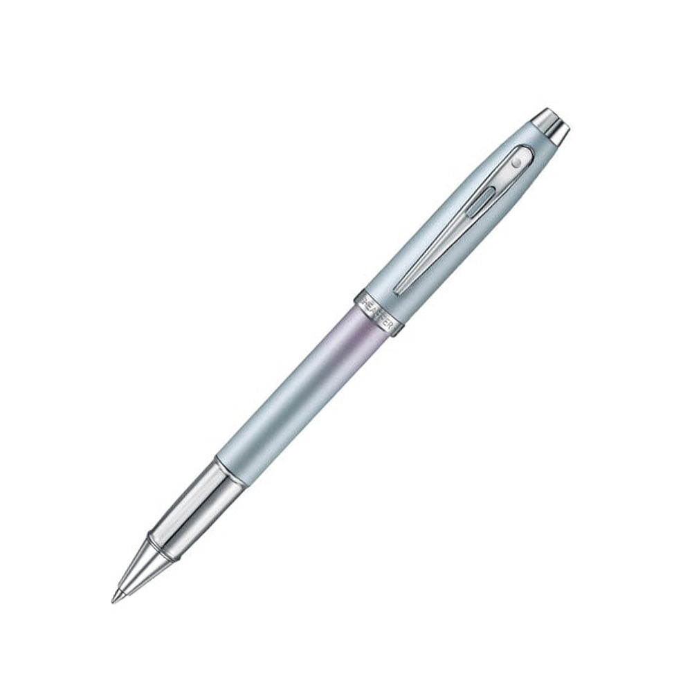 Sheaffer Expressions 100 9376 Blue and Pink Pearlised Gradient with Chrome-plated Trim Rollerball Pen