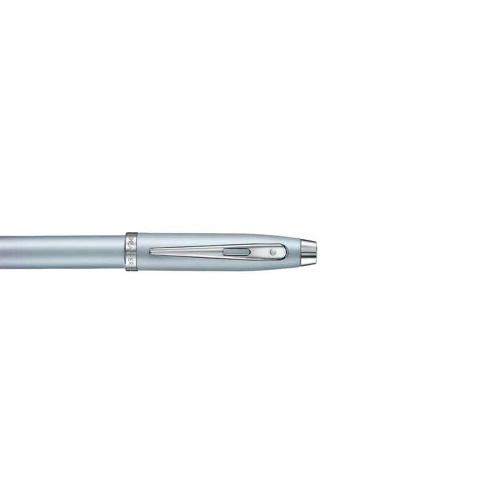 Sheaffer Giftset Expressions 100 9376 Blue and Pink Pearlised Gradient CT Ballpoint Pen with Genuine Leather Wallet
