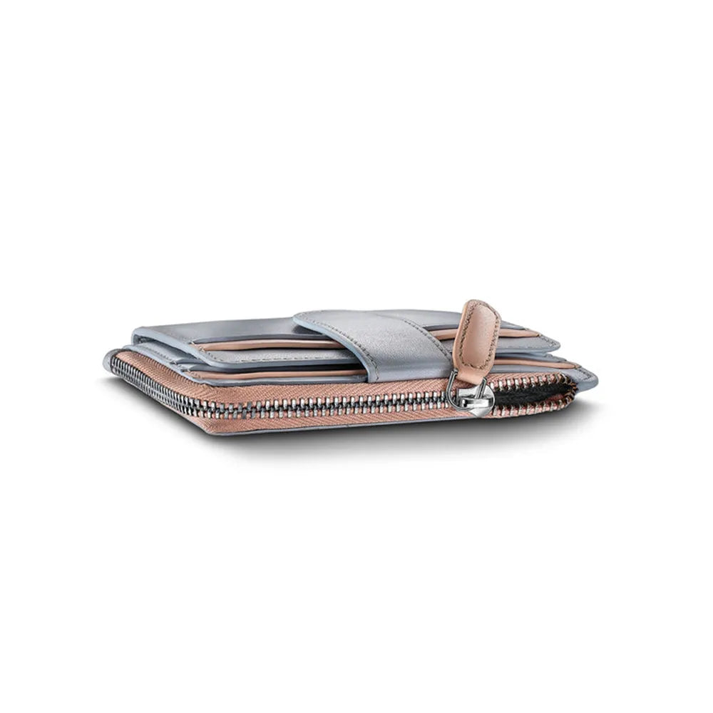 Sheaffer Giftset Expressions 100 9376 Blue and Pink Pearlised Gradient CT Ballpoint Pen with Genuine Leather Wallet