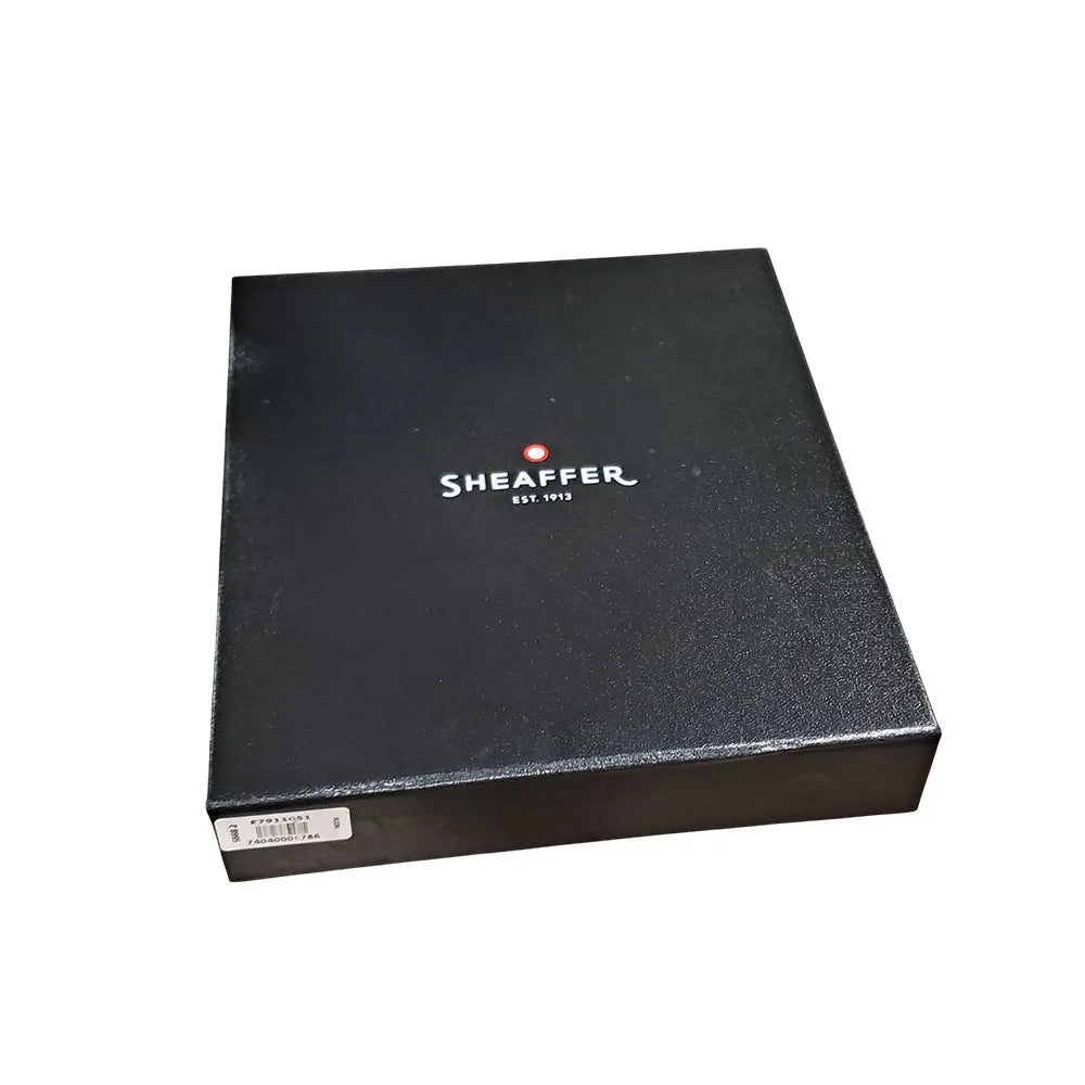 Sheaffer Icon E9110 Matte Blue Lacquer with Black PVD Trim Rollerball and Ball Pen Set