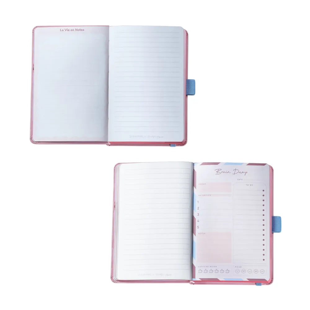 Sheaffer Giftset EIP Sentinel E321 Matt Pink Barrel with Chrome Cap & Trim Ball Pen and Pink Small Notebook