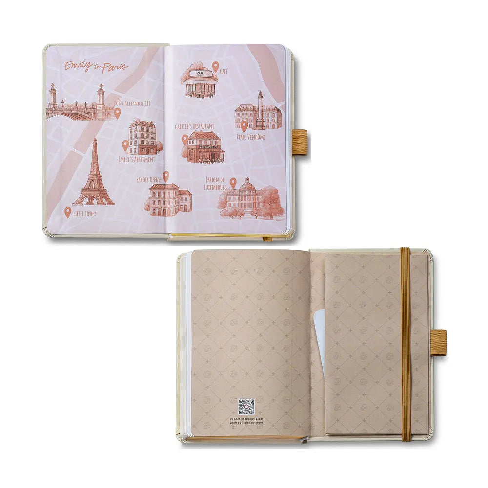 Sheaffer Giftset EIP 100 E9377 Champagne Gold with Champagne Gold Trims Ball Pen and Hardbound Small Notebook