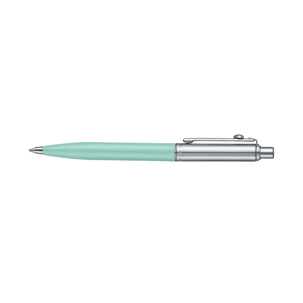 Sheaffer Sentinel Emily in Paris 321 Matt Green Barrel with Chrome Cap & Trim with Heart-Shaped Clip Emblem Ballpoint Pen