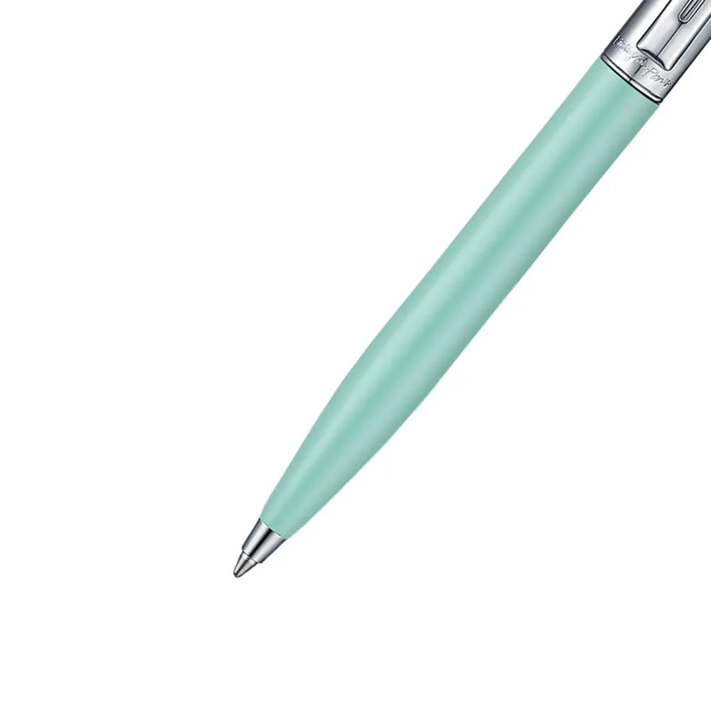 Sheaffer Sentinel Emily in Paris 321 Matt Green Barrel with Chrome Cap & Trim with Heart-Shaped Clip Emblem Ballpoint Pen