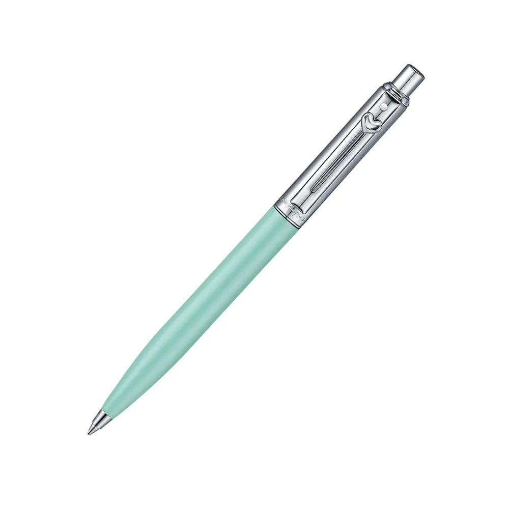 Sheaffer Sentinel Emily in Paris 321 Matt Green Barrel with Chrome Cap & Trim with Heart-Shaped Clip Emblem Ballpoint Pen