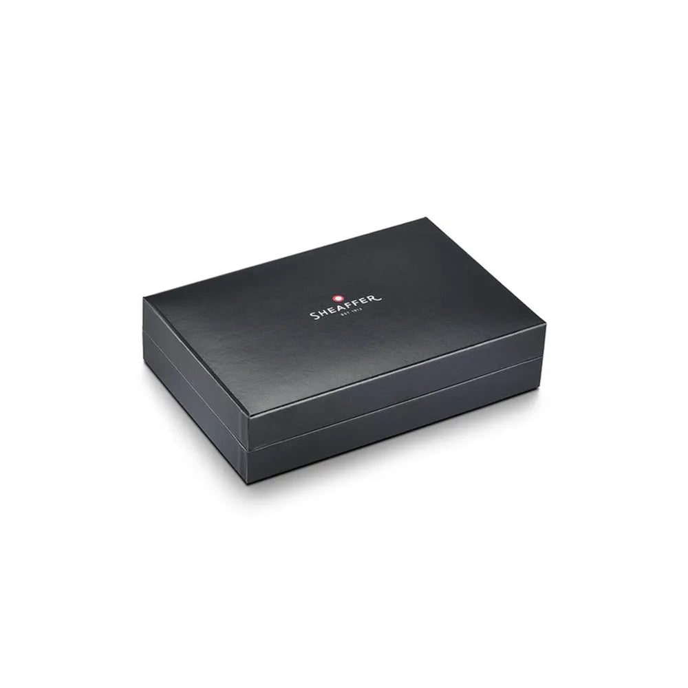 Sheaffer Legacy E9064 Glossy Black with Chrome-Plated Trim Fountain Pen - Inlaid Fine Nib