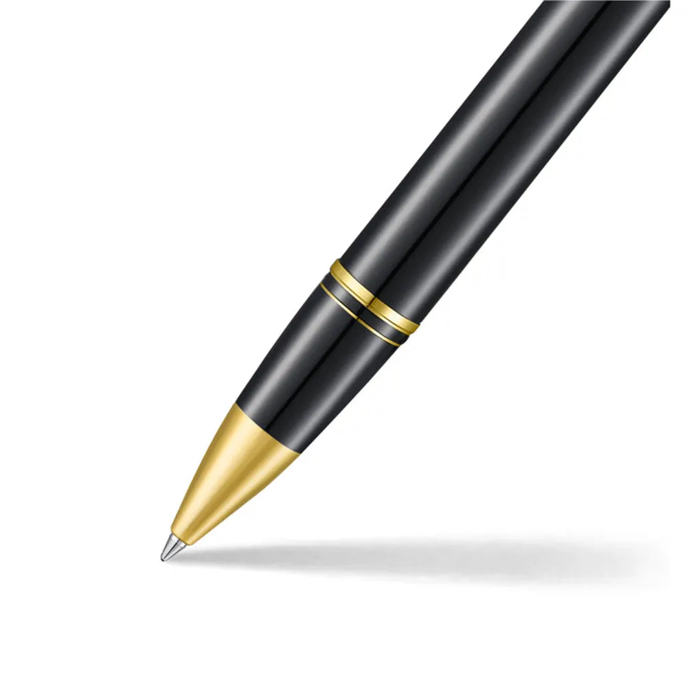 Sheaffer Legacy 9065 Glossy Black & Chrome Bi-color with 4Kt PVD Gold-Plated Trim Rollerball Pen