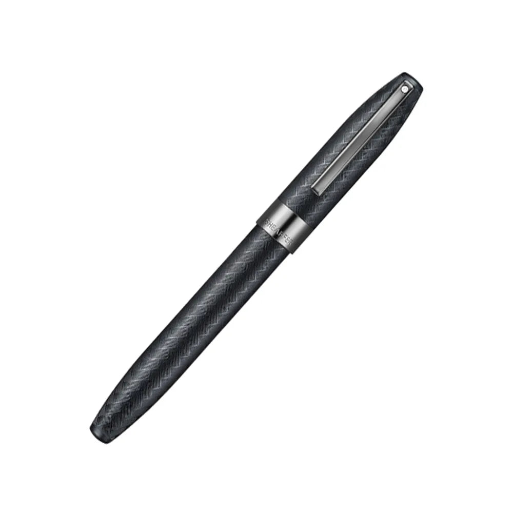 Sheaffer Legacy Chevron 9066 Matte Black with PVD Gunmetal Trim Rollerball Pen
