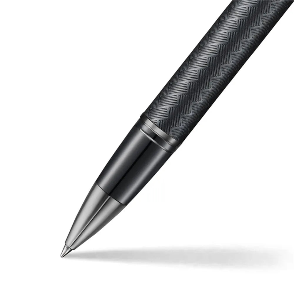 Sheaffer Legacy Chevron 9066 Matte Black with PVD Gunmetal Trim Rollerball Pen
