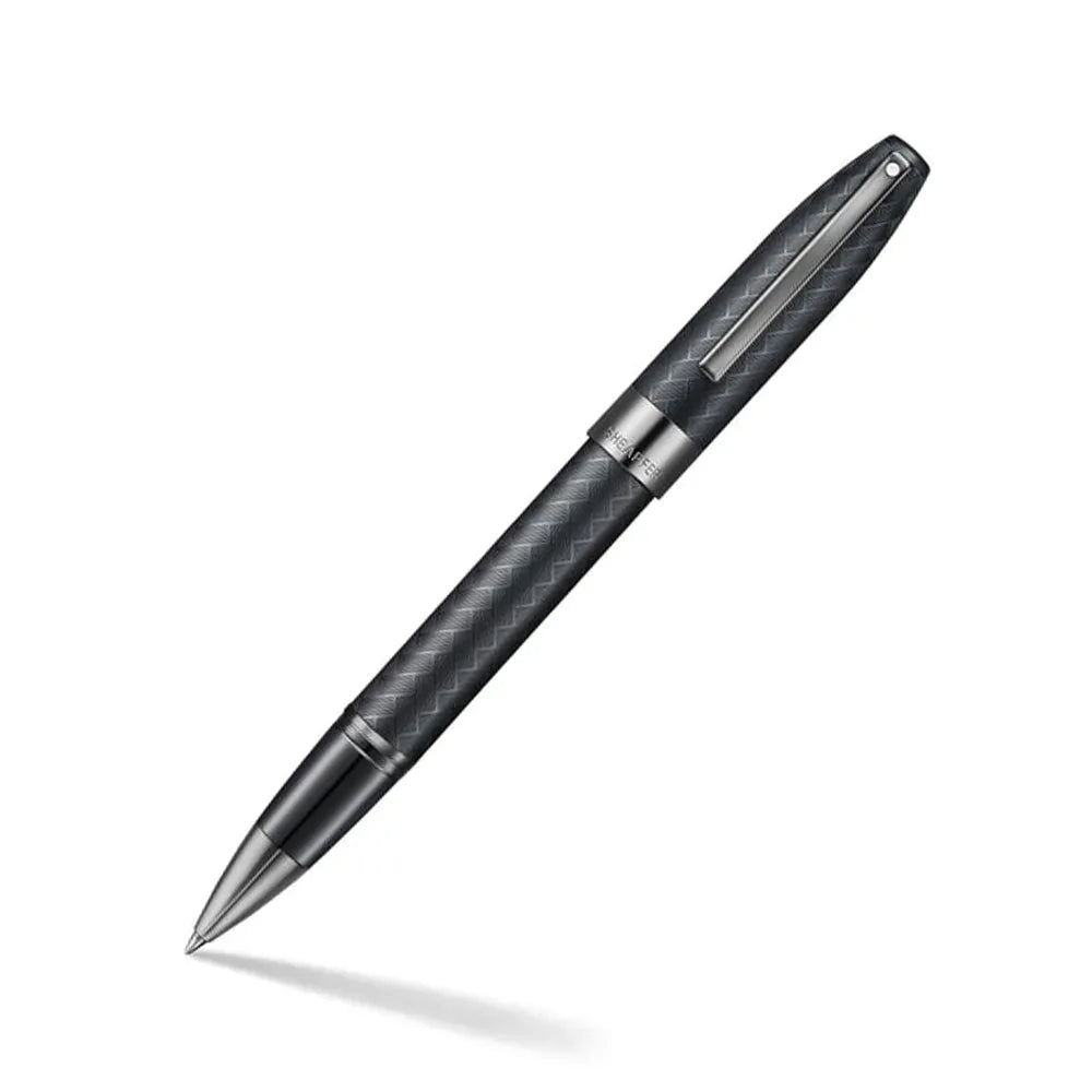 Sheaffer Legacy Chevron 9066 Matte Black with PVD Gunmetal Trim Rollerball Pen