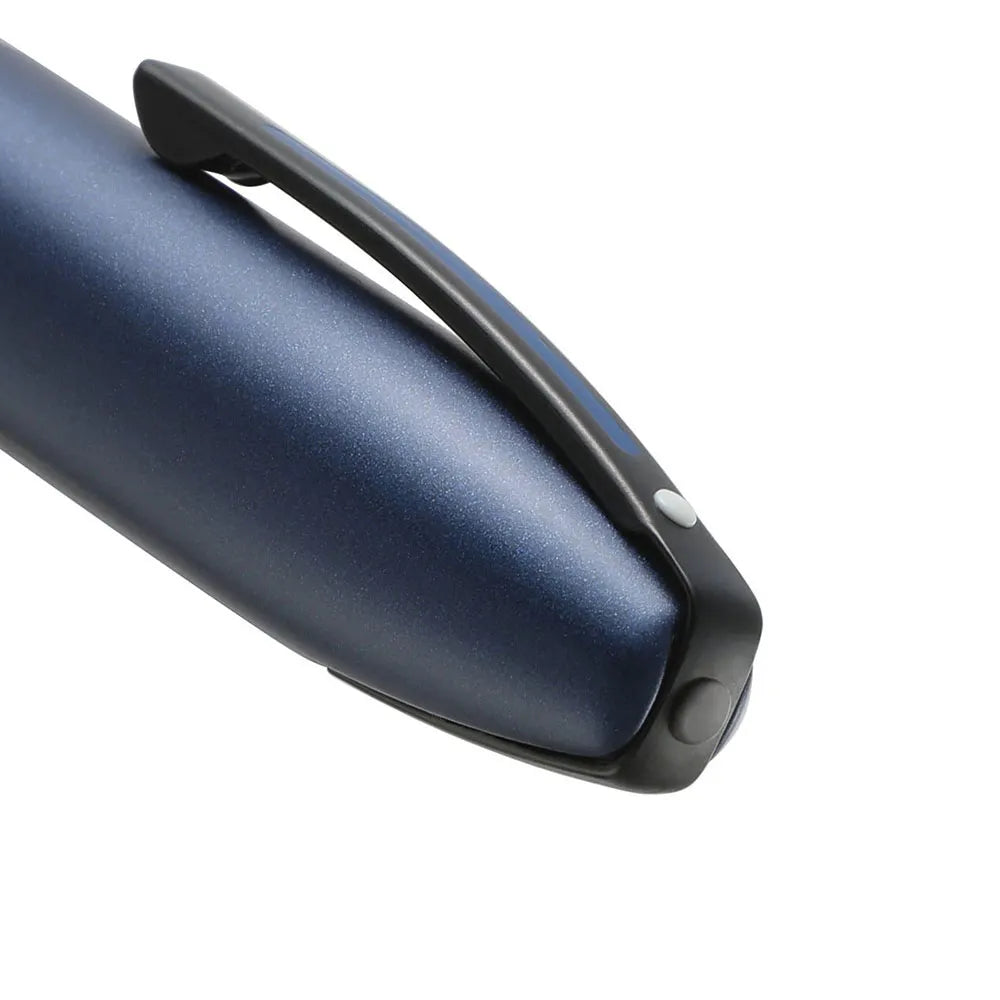 Sheaffer Icon E9110 Metallic Blue Lacquer with Polished Black PVD Trim Rollerball + Rollerball Pen Set