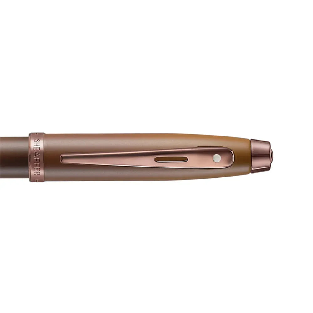 Sheaffer 100 G9374 Coffee Edition Fountain Pen with 3 Inks Vials Gift Set (Medium)