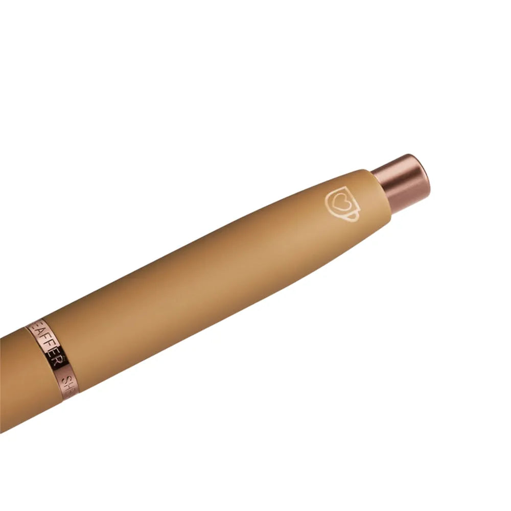 Sheaffer Giftset VFM G9428 Coffee Edition Matt Brown with Brown PVD Trims Ball Pen with Coffee Pen Pouch