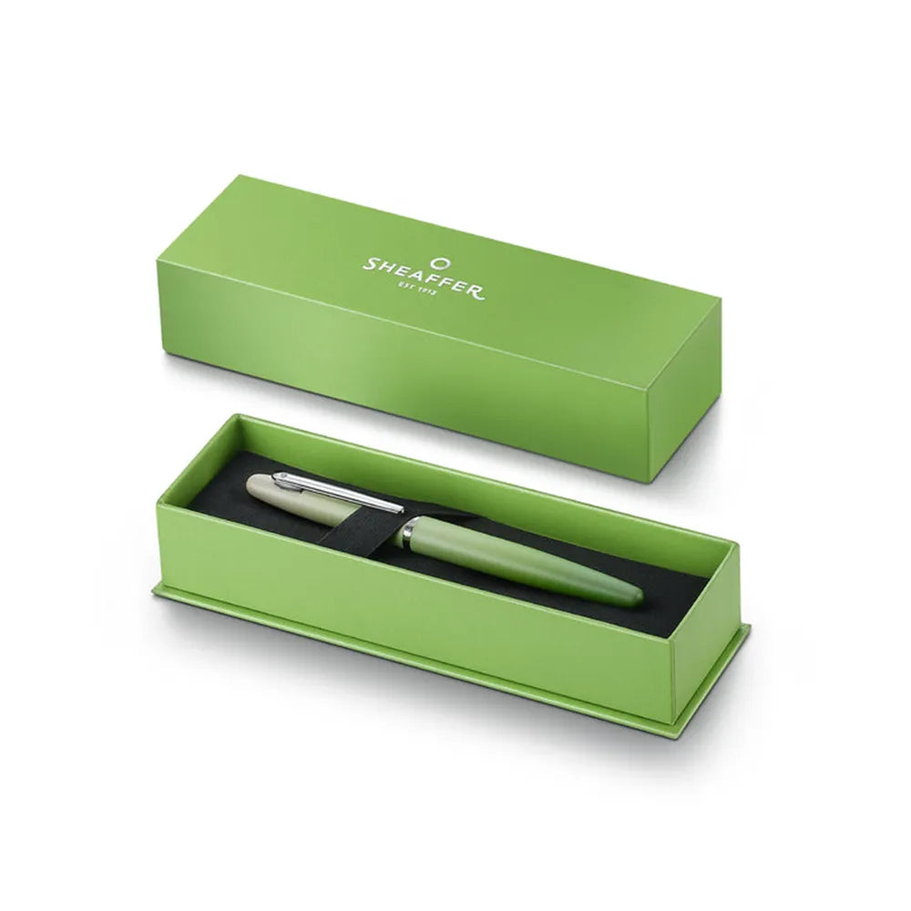 Sheaffer VFM 9431 Matcha Edition Green Ombre Gradient with Chrome-plated Trims Rollerball Pen