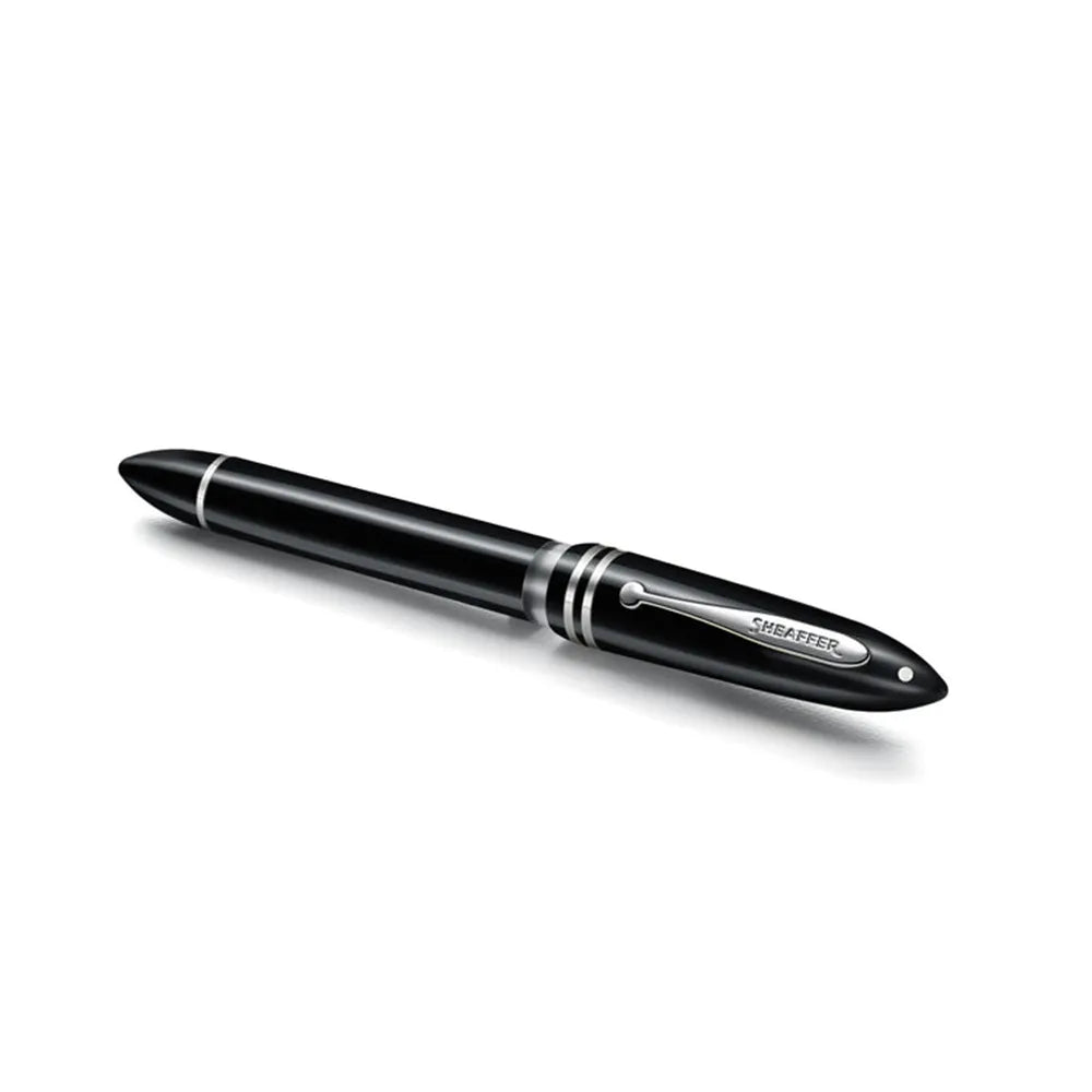 Sheaffer Balance III E892 Glossy Black Resin with Chrome Trim Fountain Pen