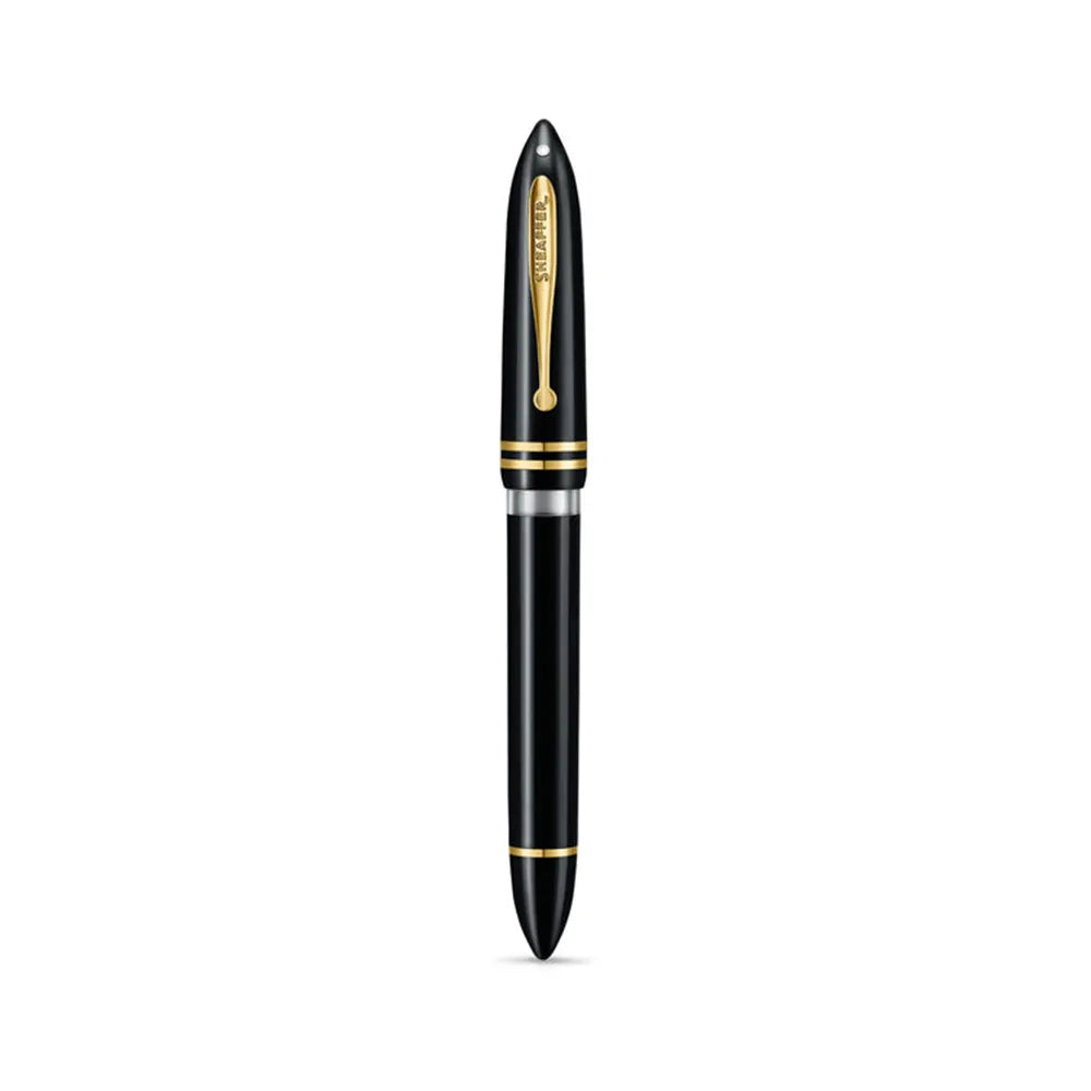 Sheaffer Balance III E893 Glossy Black with Gold Trim Fountain Pen