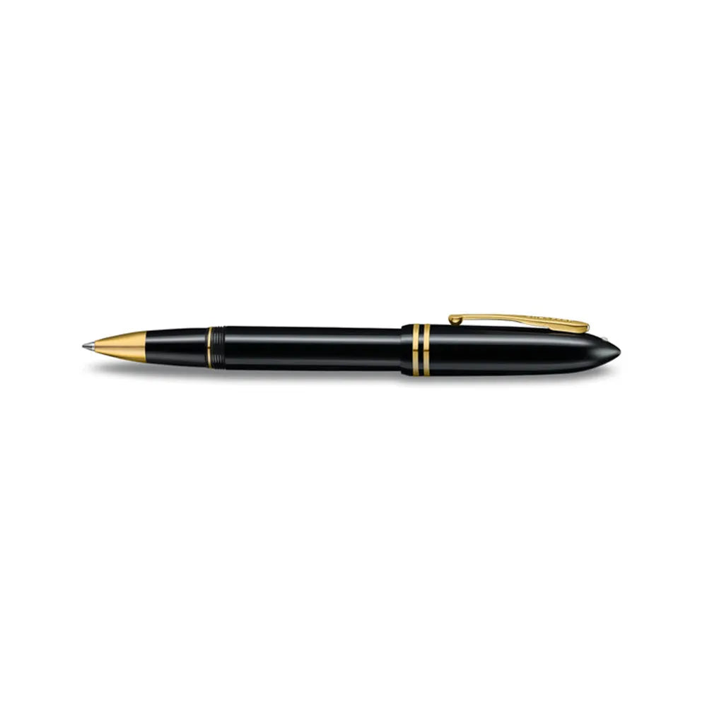 Sheaffer Balance III E893 Glossy Black Resin with Gold Trim Rollerball Pen