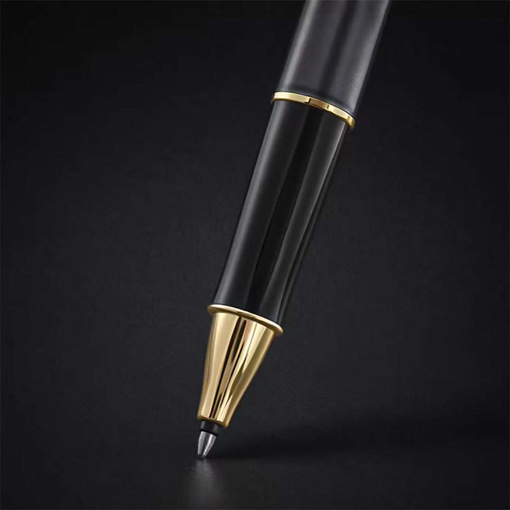 Parker Sonnet Grey Lacquer with Gold-Plated Trim Rollerball Pen